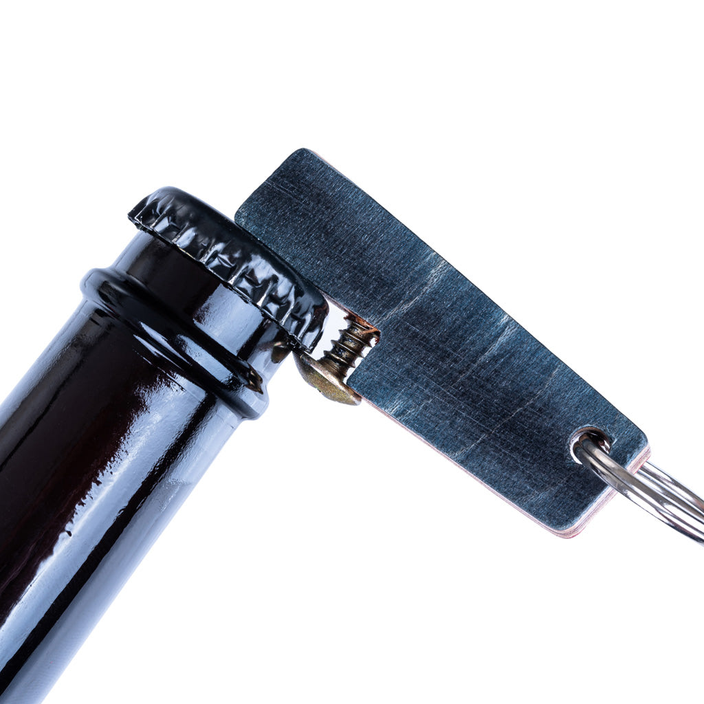 Zig Recycled Skateboard Bottle Opener Keyring by Paguro Upcycle