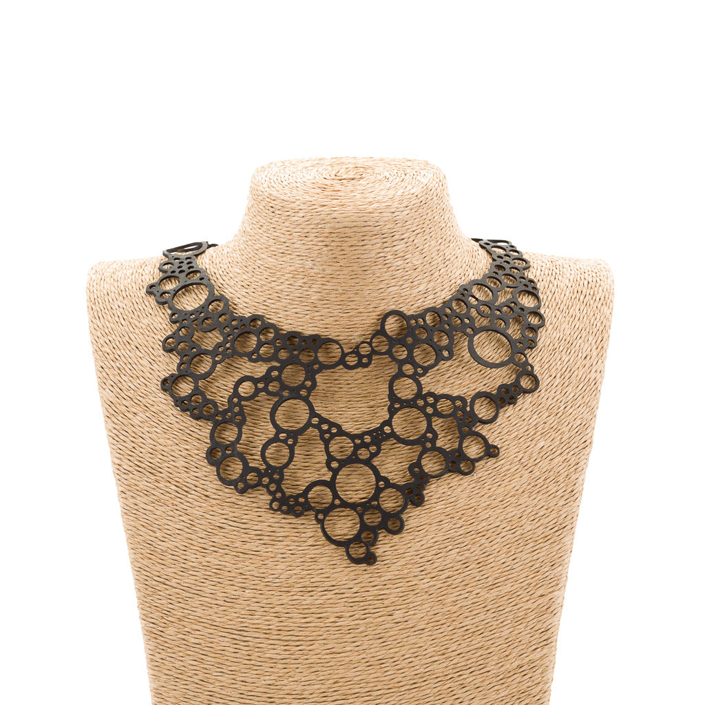 Bubbles Rubber Necklace by Paguro Upcycle