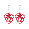 Flamenco Upcycled Electrical Wire Earrings (5 Colours Available) by Paguro Upcycle