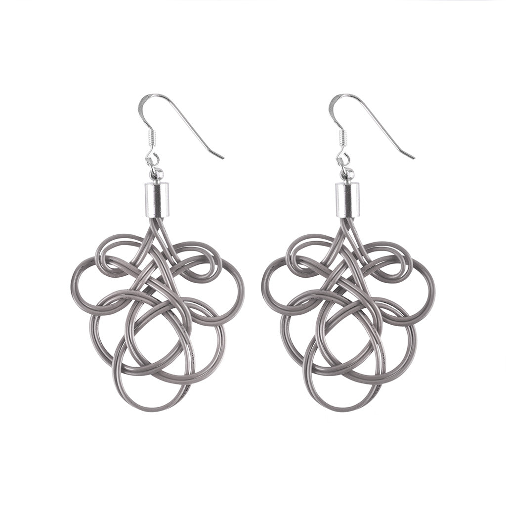 Flamenco Upcycled Electrical Wire Earrings (5 Colours Available) by Paguro Upcycle