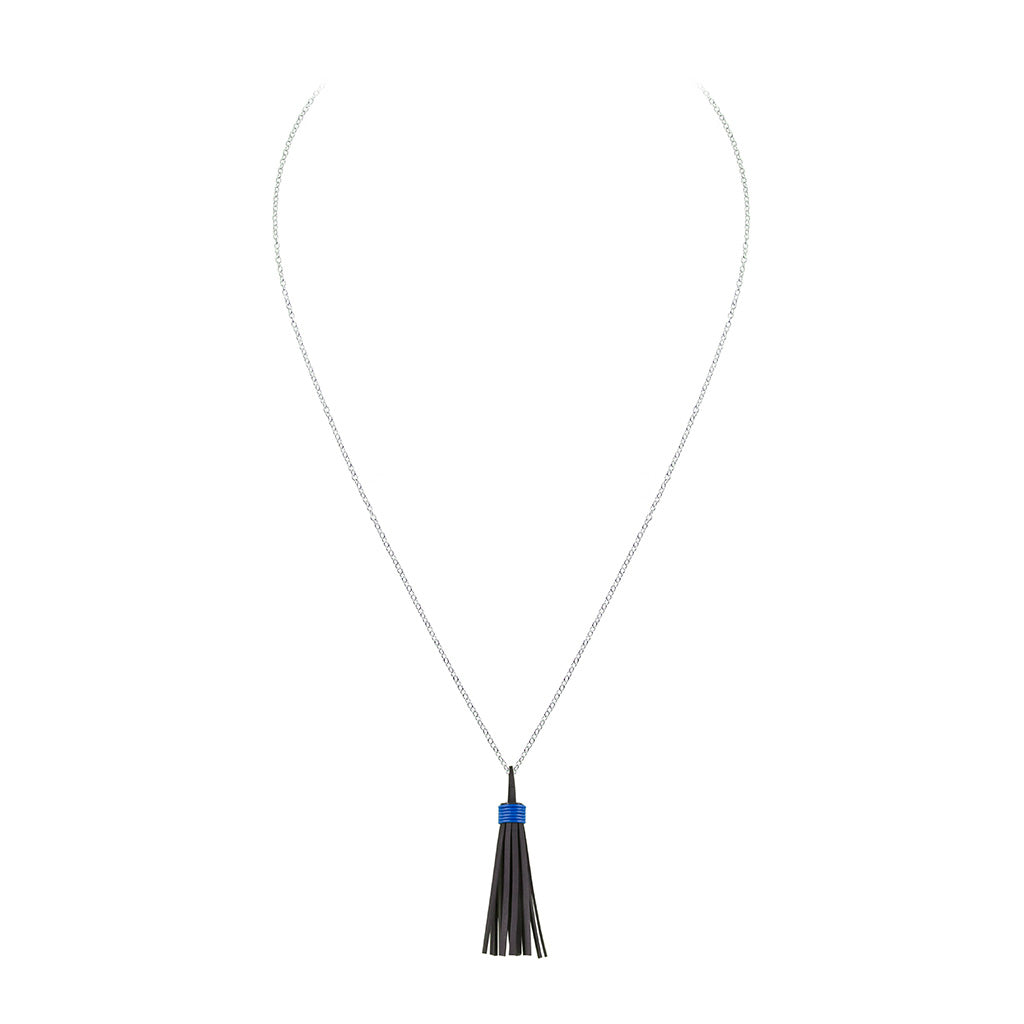 Asante Long Tassel Necklace by Paguro Upcycle