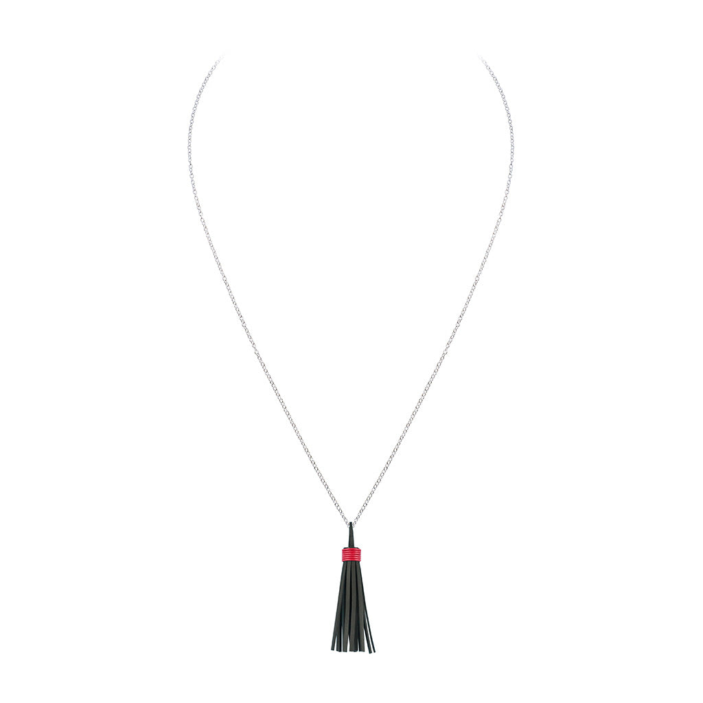 Asante Long Tassel Necklace by Paguro Upcycle