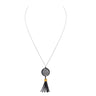 Lunar Rubber Tassel Necklace by Paguro Upcycle