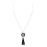 Lunar Rubber Tassel Necklace by Paguro Upcycle