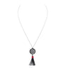 Lunar Rubber Tassel Necklace by Paguro Upcycle