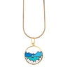 Collar de cadena de oro de madera reciclada Conture (4 colores disponibles)