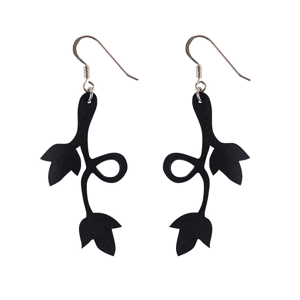 Evelyn Climbing Flower Earrings by Paguro Upcycle