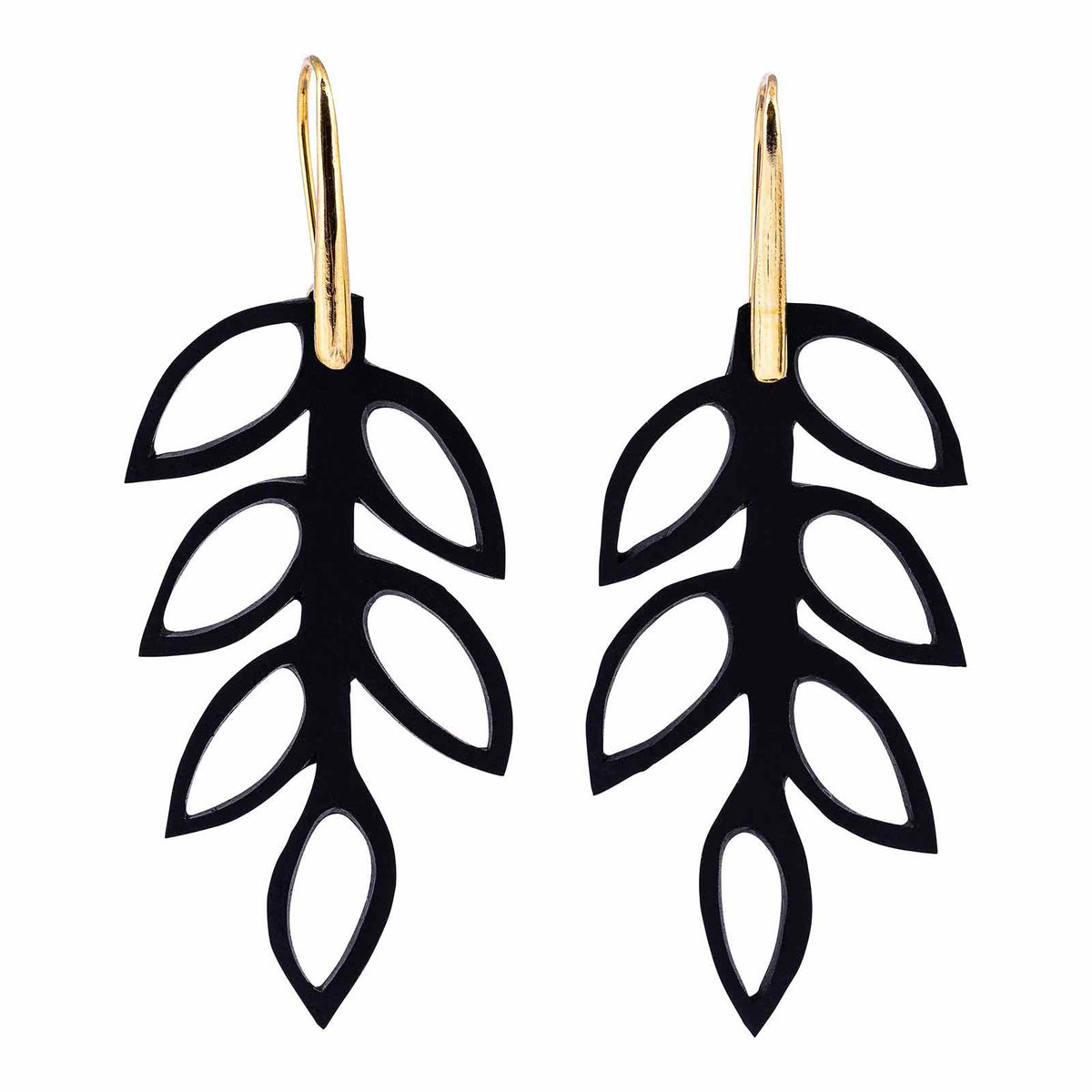 Angel Rubber Feather Earrings – Paguro Upcycle