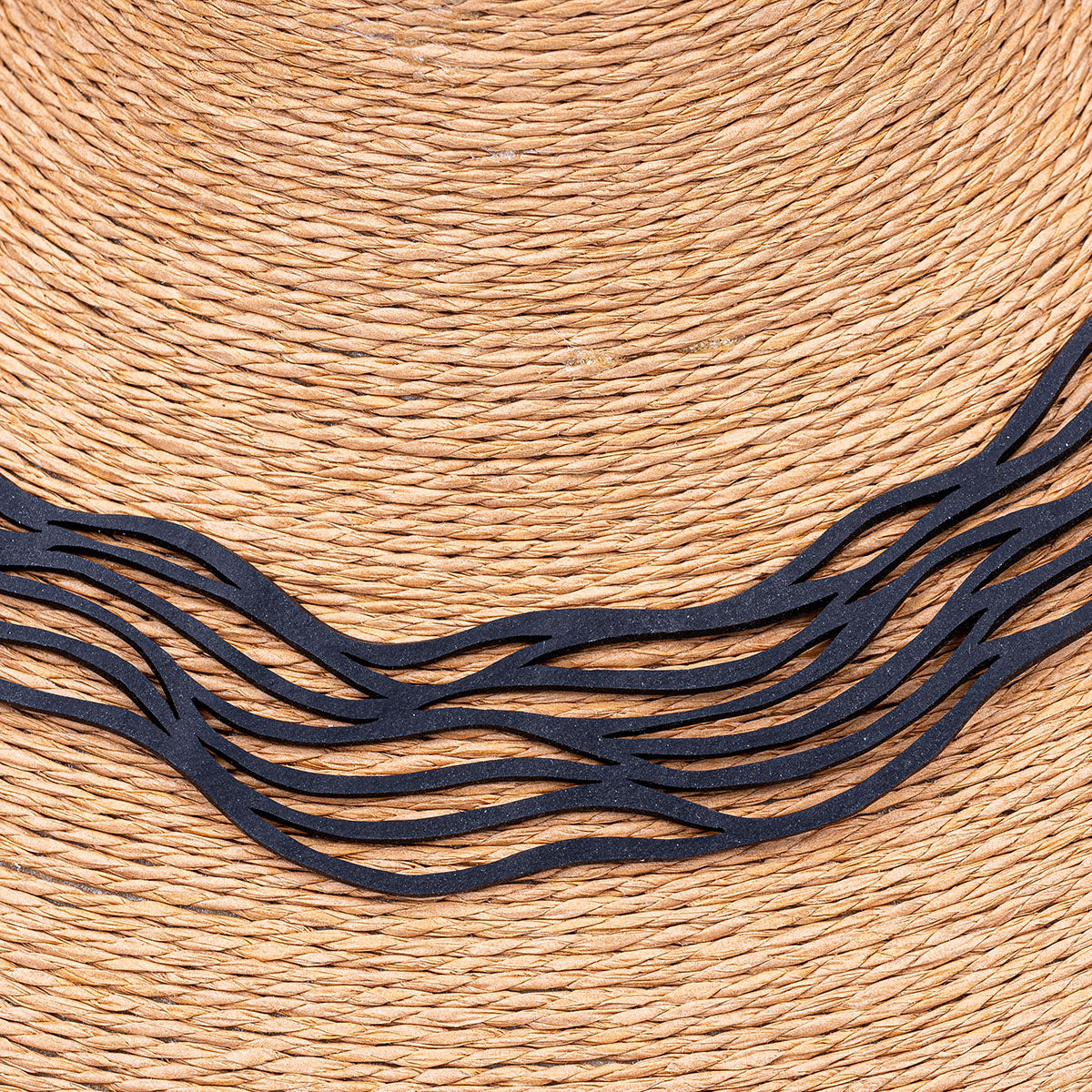 Flow Elegant Recycled Rubber Necklace by Paguro Upcycle