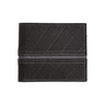 Paguro Upcycle black vegan wallet made from inner tube with textured surface and white stitching