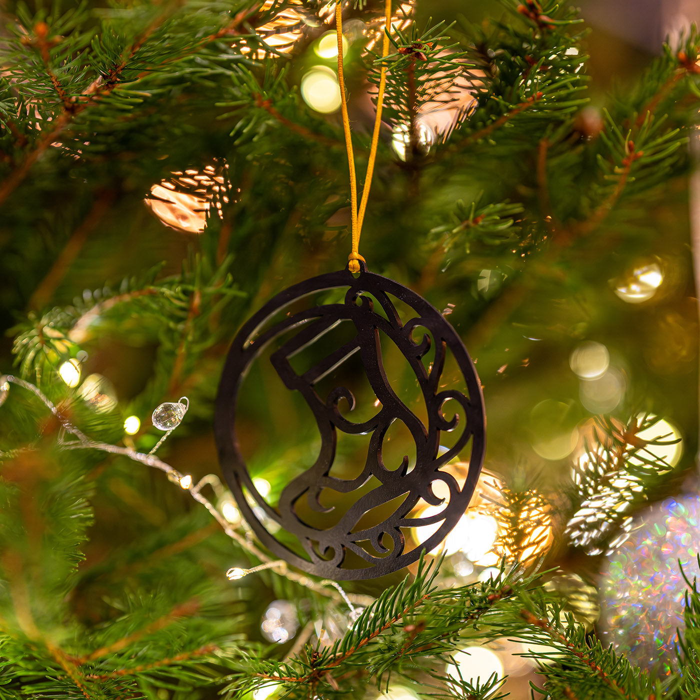 Mini Christmas Stocking Eco Friendly Ornament
