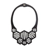 Honeycomb Recycled Rubber Necklace by Paguro Upcycle
