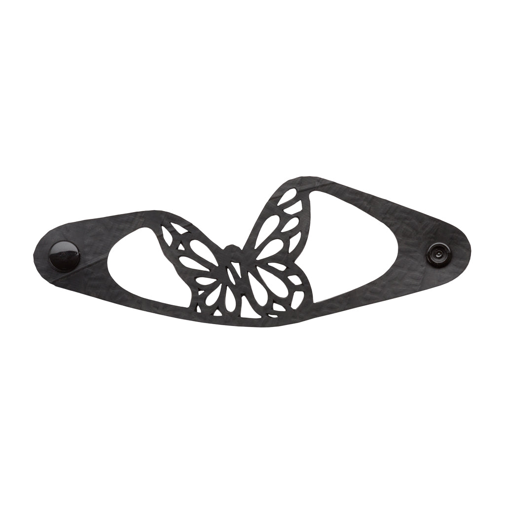 Papillon Recycled Rubber Butterfly Bracelet by Paguro Upcycle