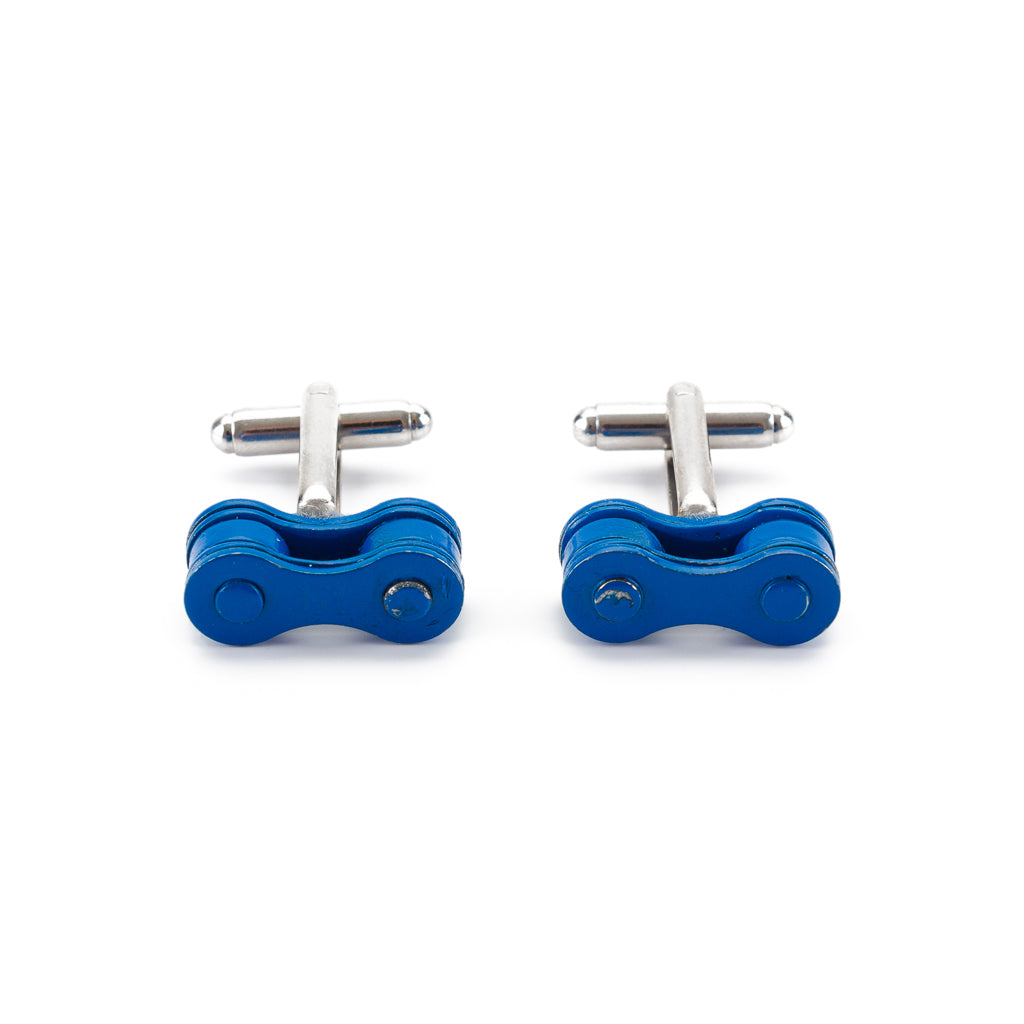 Recycled Bicycle Chain Cufflinks (3 Colours Available) by Paguro Upcycle