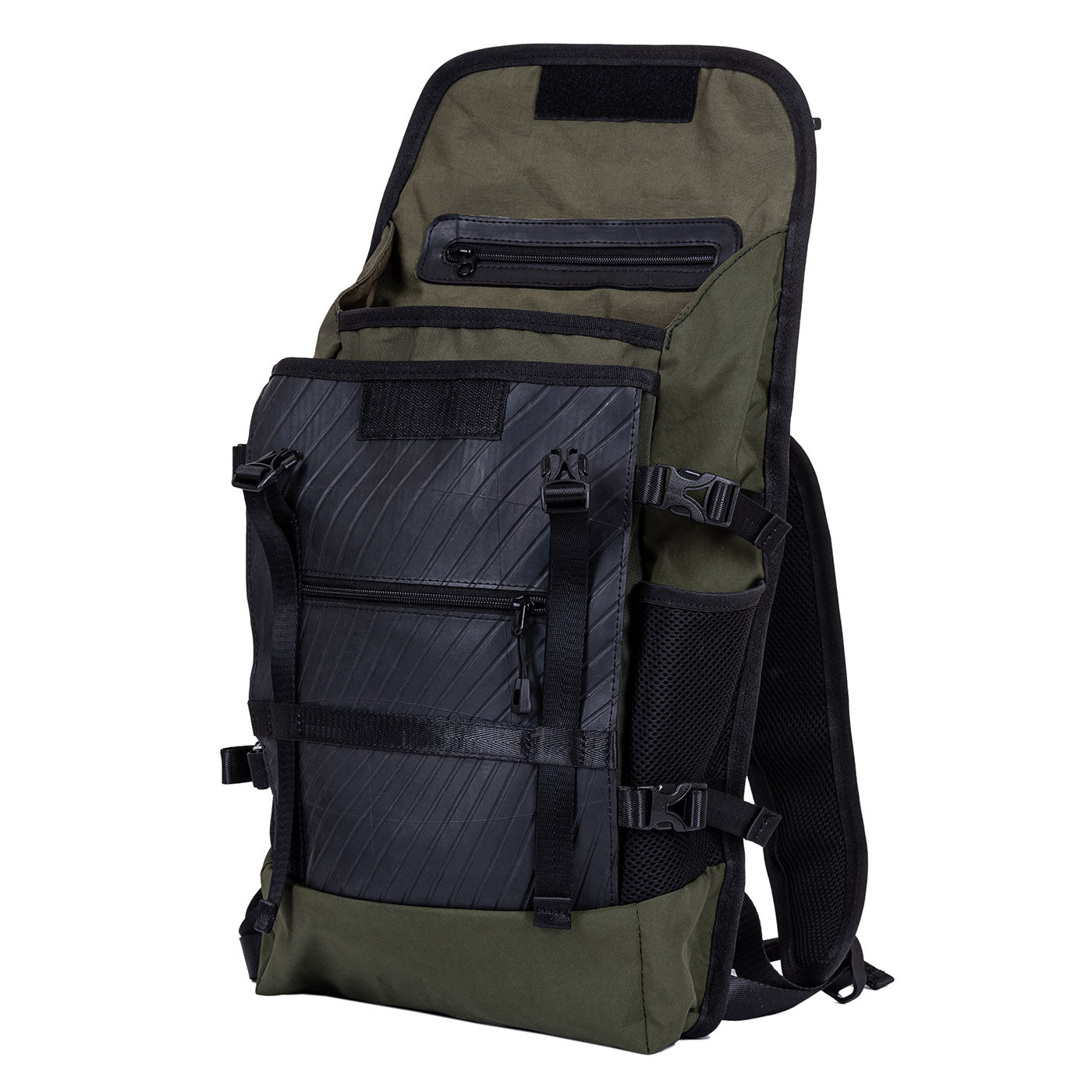 Colonel Vegan Waterproof Backpack with Laptop Compartment by Paguro Upcycle
