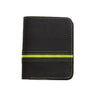 Eco friendly recycled inner tube wallet from Paguro Upcycle with contrasting stitching and a compact design