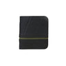 Eco friendly recycled inner tube wallet by Paguro Upcycle with textured design and elastic strap