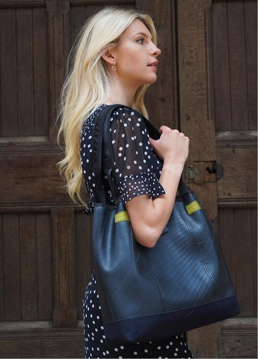Anna Recycled Rubber Vegan Tote Bag (2 Colours Available)